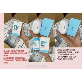 Dung dịch vệ sinh phụ nữ hana soft silk hanayuki chinh hang 100%