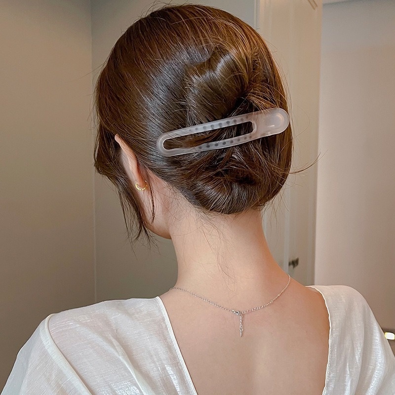 Kẹp tóc SEAGLOCA răng cá mập đơn giản phong cách Hàn Quốc