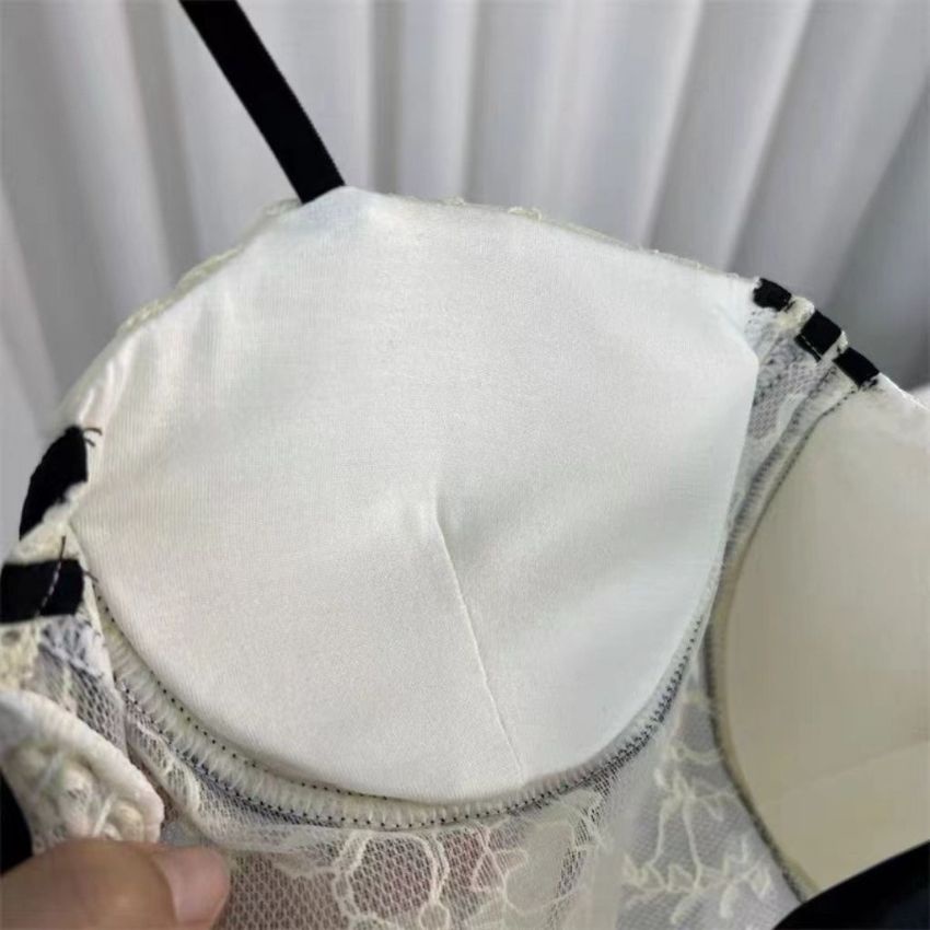 Áo bra nữ ren 2 dây sexy, áo ngực đệm mút mỏng phong cách croptop đẹp và dễ thương - B1874