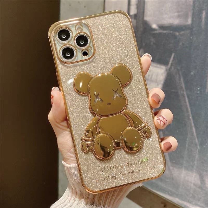 Ốp lưng iphone X-Brick xi kèm nhũ cạnh vuông 6/6plus/7/7plus/x/xsmax/11/11promax/12/12promax/13/13promax