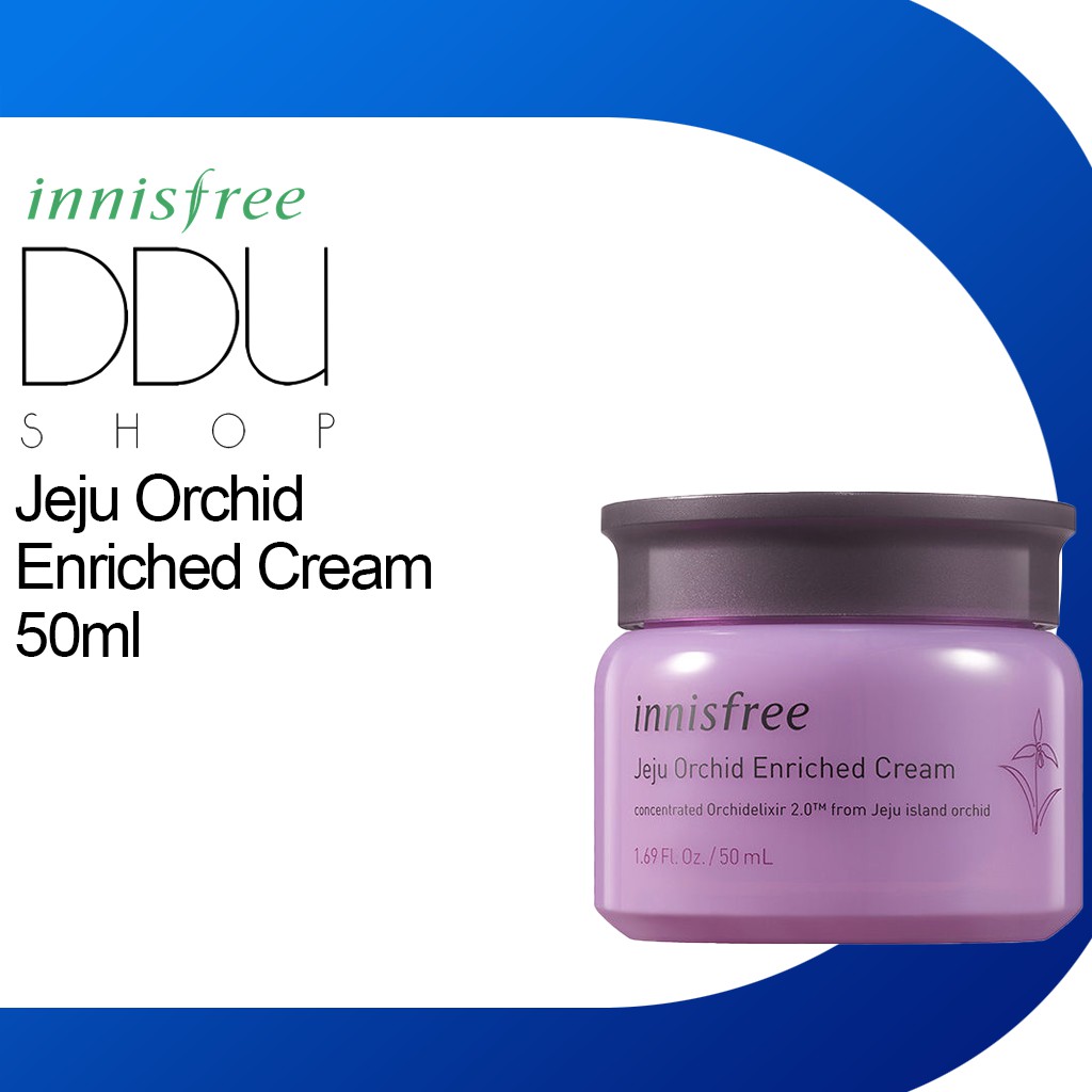 INNISFREE (Hàng Mới Về) Jeju Orchid Enriched Cream / Kem Dưỡng Da Chiết Xuất Hoa Lan Jeju 50ml