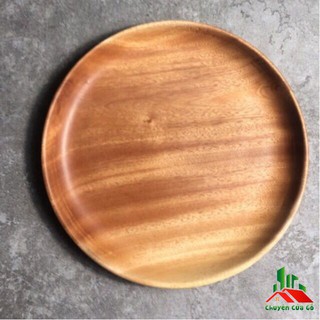 Hottttt- khay gỗ xà cừ nguyên khối 26 cm -còn hàng