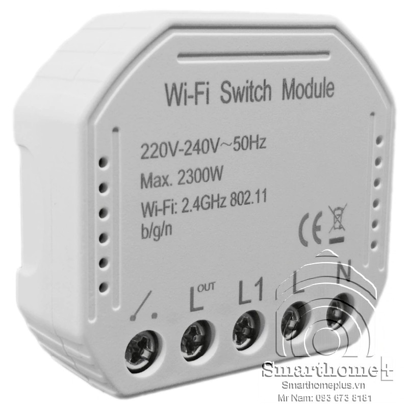 Công Tắc Module Wifi Hỗ Trợ Công Tắc Tay SmartHomePlus SHP-SA1