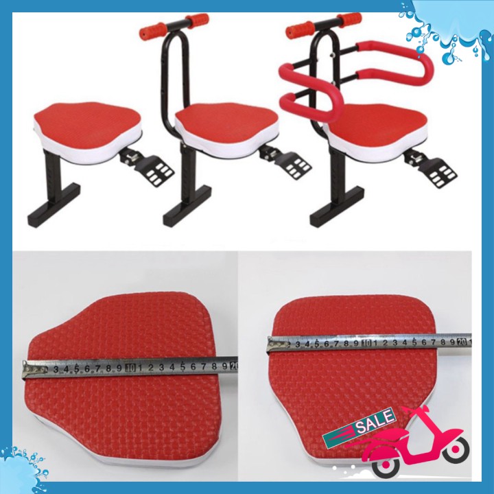 🆕 Ghế gấp phía trước ngồi xe máy cho bé có tay vịn phía trước và bảo vệ 2 bên SafeKids