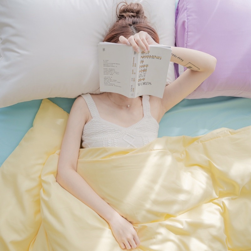 Bộ chăn ga gối Cotton TC caro mix MÂY BEDDING đủ màu đủ kích thước nệm 1m2 1m4 1m6 1m8 2m