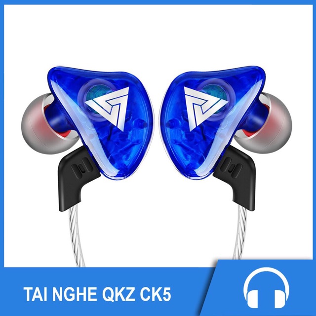 Tai Phone nghe nhạc chơi game chống ồn QKZ BASS CK5 FULL BOX