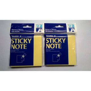 Giấy nhớ vuông DOUBLE A (xấp 100 tờ)