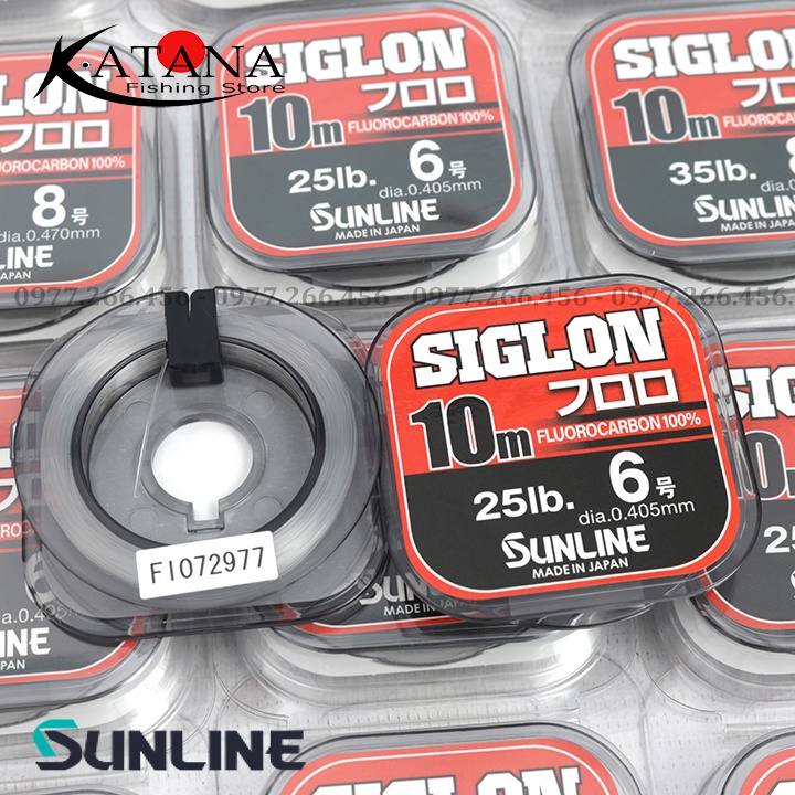 Dây FluoroCarbon Sunline Siglon FC - cuộn 10m - Made in Japan