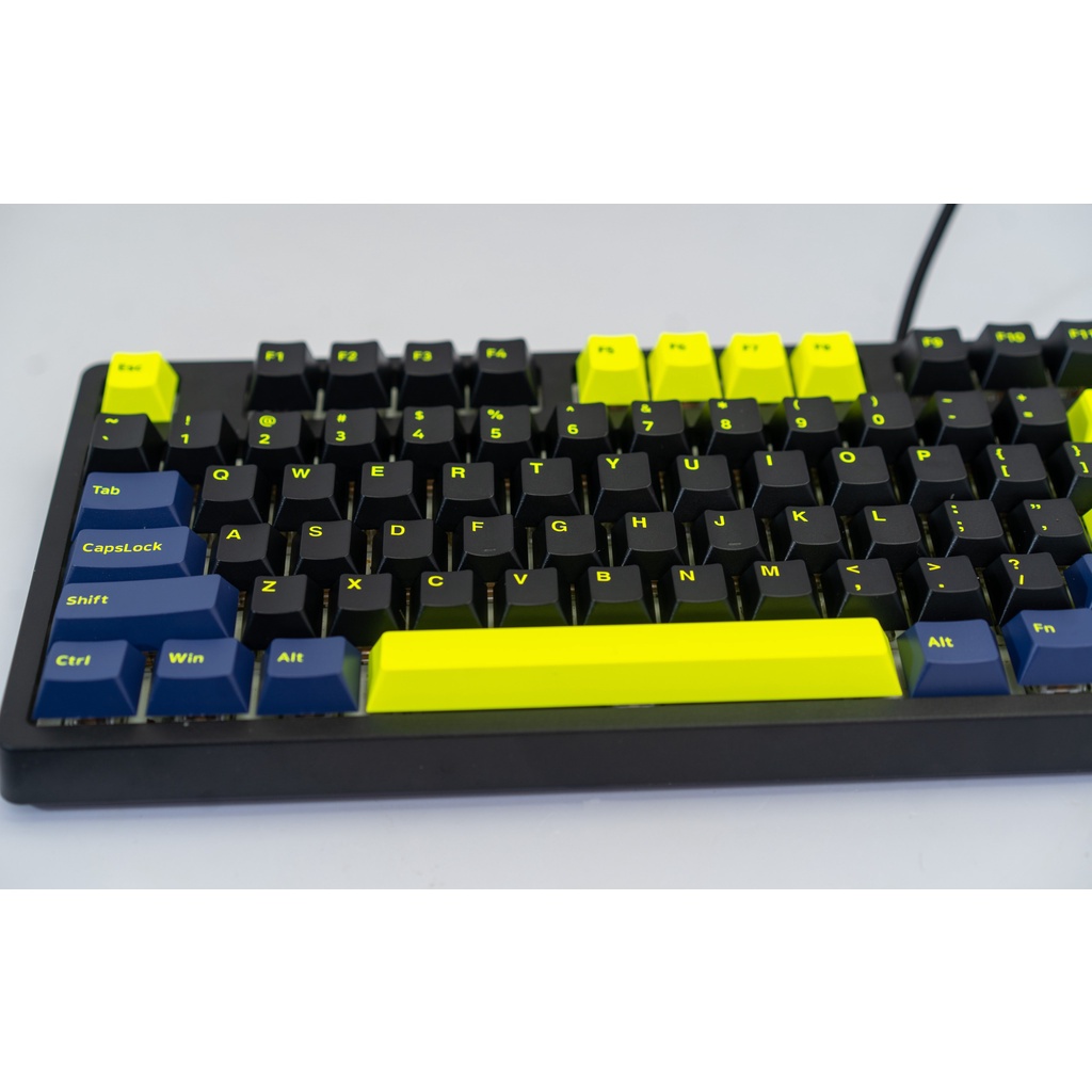 Bộ keycap phím cơ E-Dra EKC7101 - NIGHT RUNNER (PBT Double-Shot/ 166 nút/ Cherry Profile)