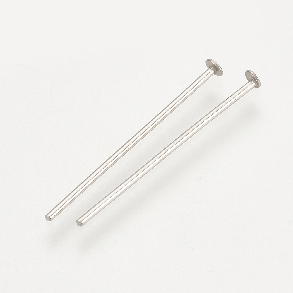 Set 20-500 cái/ 50g ghim đầu dẹt BENECREAT bằng thép không gỉ dùng làm trang sức diy