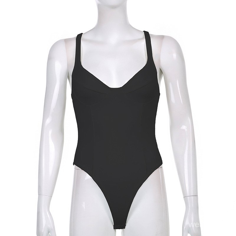 Bộ Áo Liền Quần Dáng Ôm Thời Trang Mùa Hè Quyến Rũ Cho Nữ