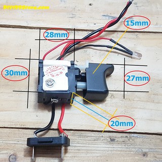 DIY Công Tắc Máy Khoan Pin (kích thước theo ảnh) - Hàng chuẩn