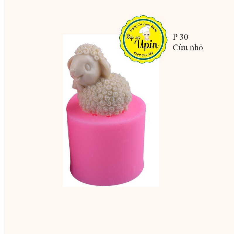 Tổng hợp khuôn silicone tạo hình gia đình cừu siêu cute