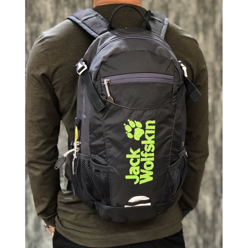 BALO THỜI TRANG JACK WOLFSKIN ‘VELOCITY12′ MẪU MỚI NHẤT - siêu bền + 100% chống nước+ áo mưa ba lô đi kèm