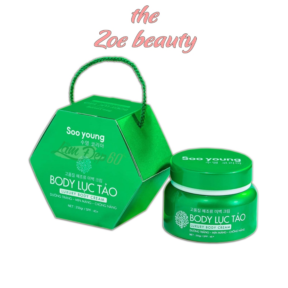 Kem Dưỡng Trắng Da Body Lục Tảo Soo Young - THE ZOE BEAUTY