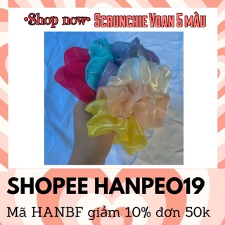 SCRUNCHIE MẪU VOAN 5 MÀU