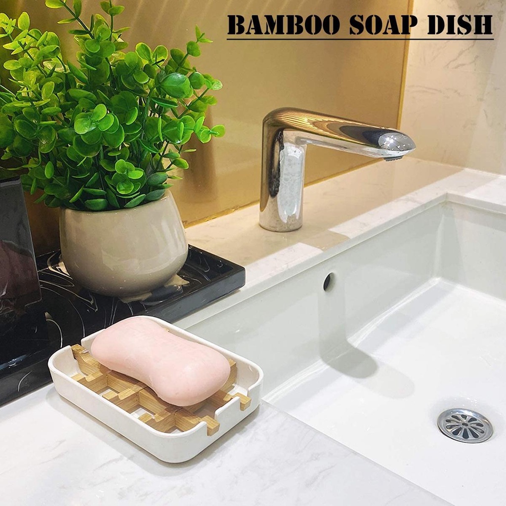 Khay Đựng Xà Phòng Bằng Gỗ Tre Chất Lượng Cao