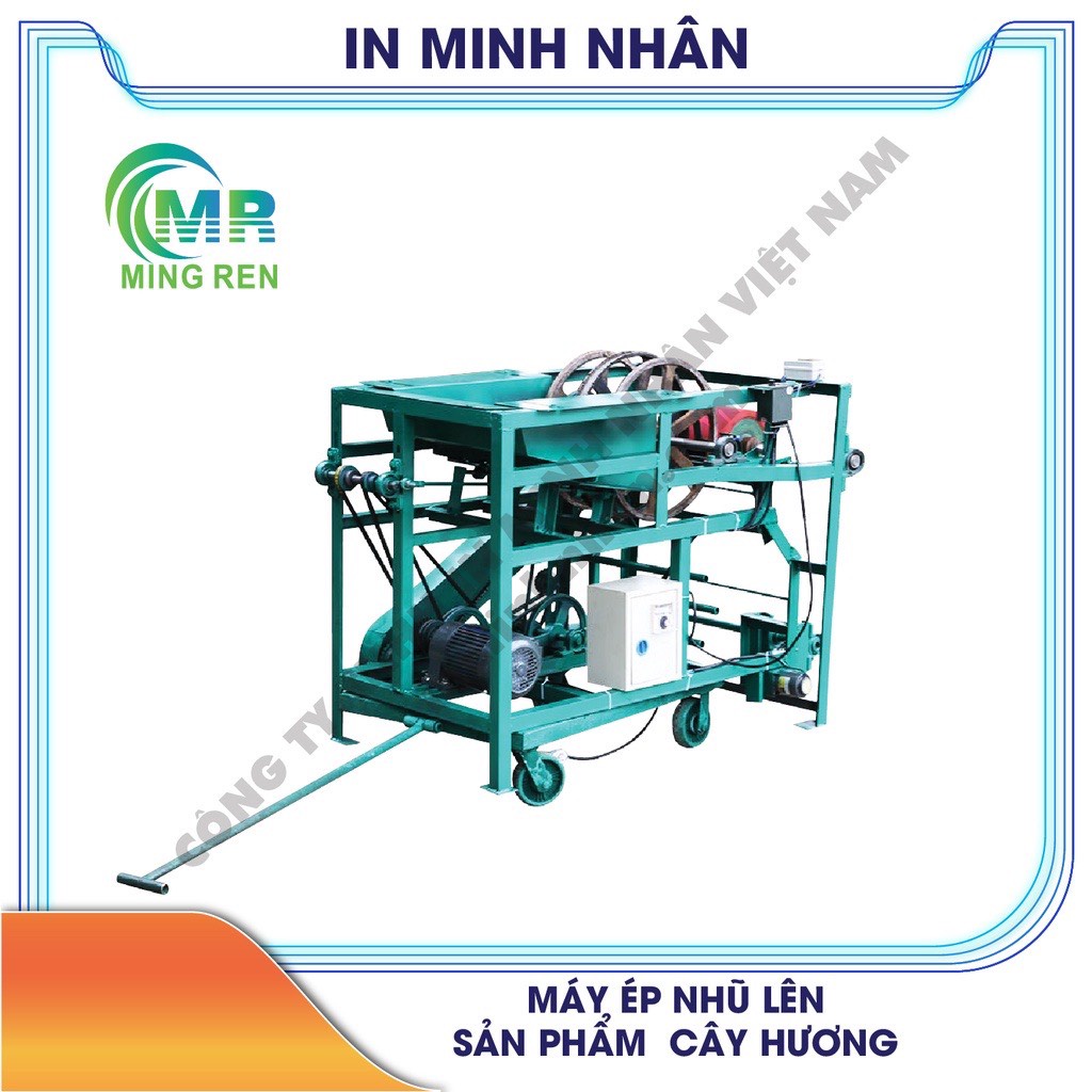 MÁY ÉP NHŨ LÊN SẢN PHẨM CÂY HƯƠNG