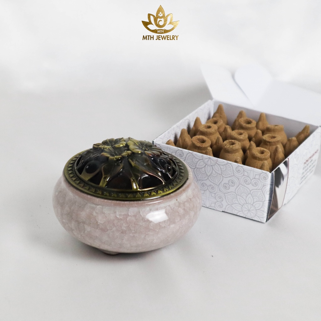 Nhang Nụ Trầm Hương Sạch Trầm Hương Tự Nhiên Organic 100Gram Đóng Hộp - MTH JEWELRY