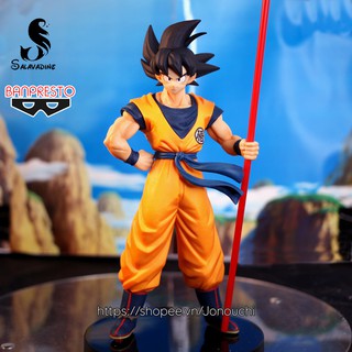Mô hình Songoku cầm gậy Banpresto 20cm - Dragon Ball
