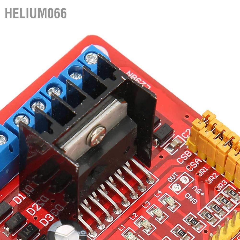 Hàng giao ngay L298N Cầu H kép Mô-đun điều khiển động cơ bước DC Bảng điều khiển đa chức năng