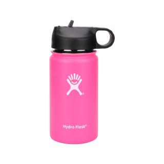 Hydro Flask 12oz Standard Mouth Insulated Bottle Stainless Grey loop Cap