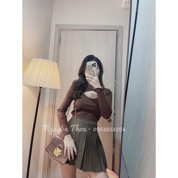 [Mã 2611THTRANG100K hoàn 10% xu đơn 99K] Áo len khoét ngực | BigBuy360 - bigbuy360.vn