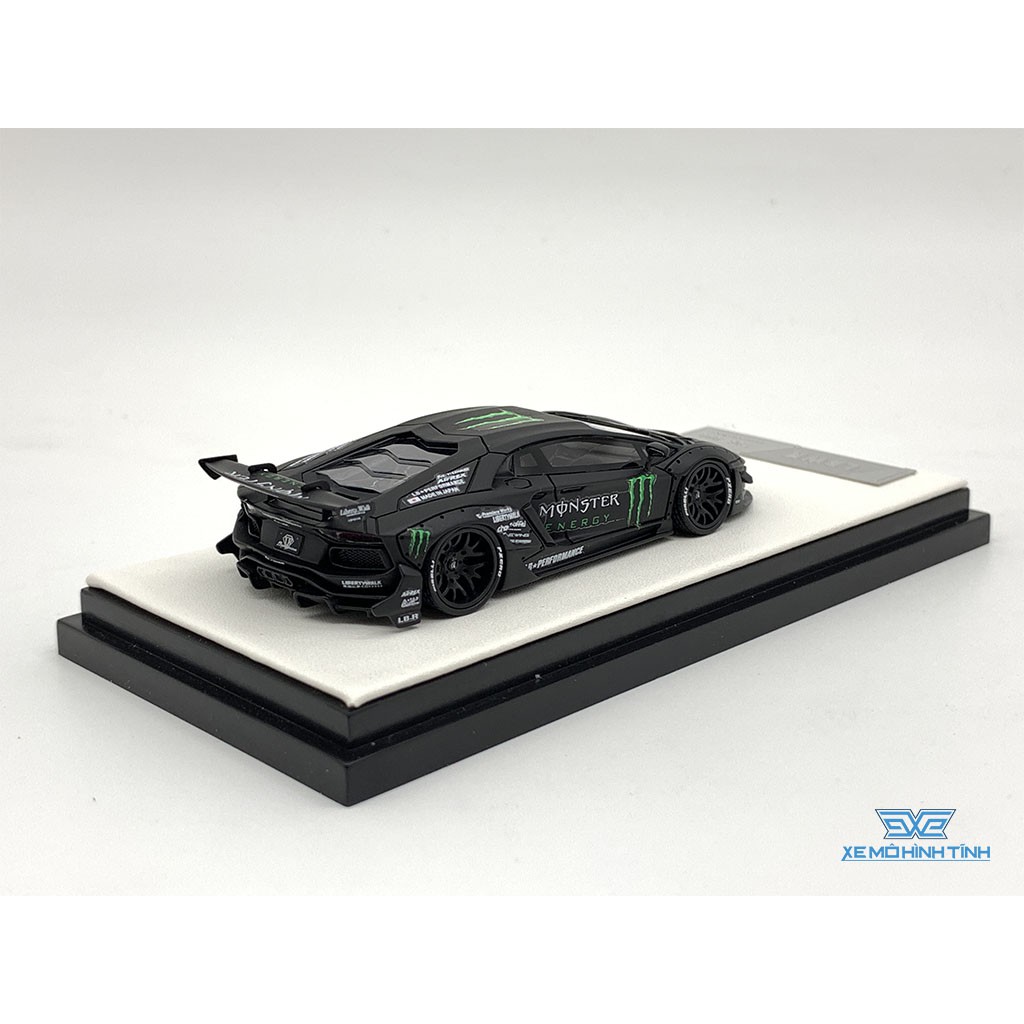 Xe mô hình Lamborghini Liberty Walk LB-Works LP 700 Aventador 2.0 1:64 Timothy &amp; Pierre ( Đen Monster )