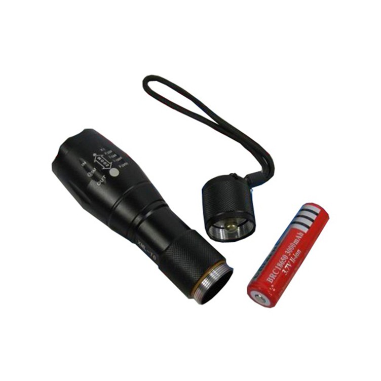 Bộ Đèn Pin LED ZOOM C30 CR XR-E P4 (Đốt Đèn + Sạc + Pin)