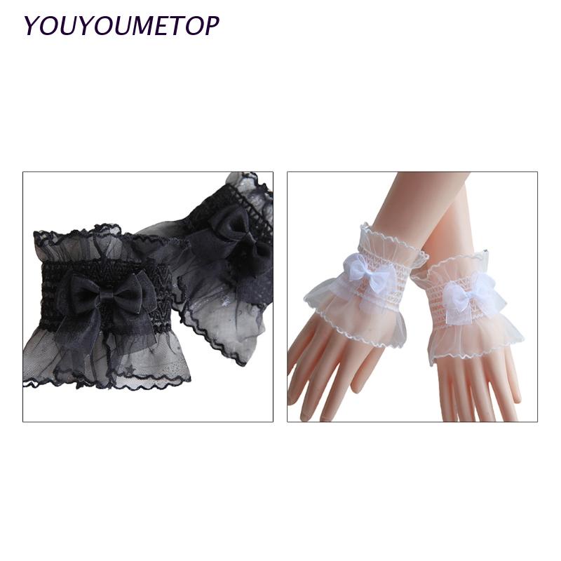 Tay áo giả trang trí phong cách lolita thời trang xuân hè