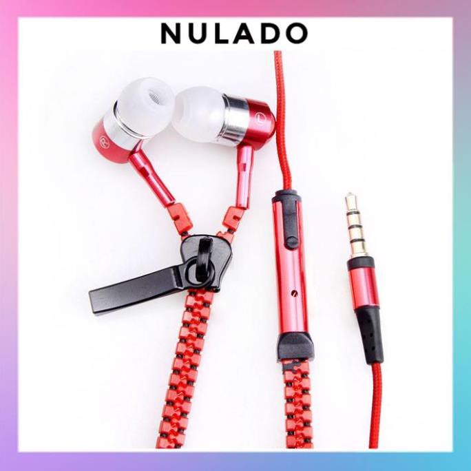 Tai nghe khóa kéo chống rối zipper NULADO