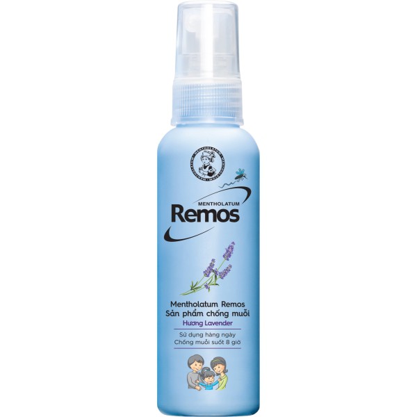 Xịt Chống Muỗi Hương Hoa Oải Hương Remos Lavender (60ml)