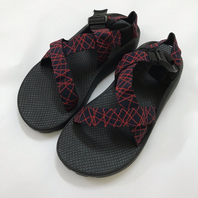 Sandal thoáng mát hè 2019 ( chaco kẻ đỏ )