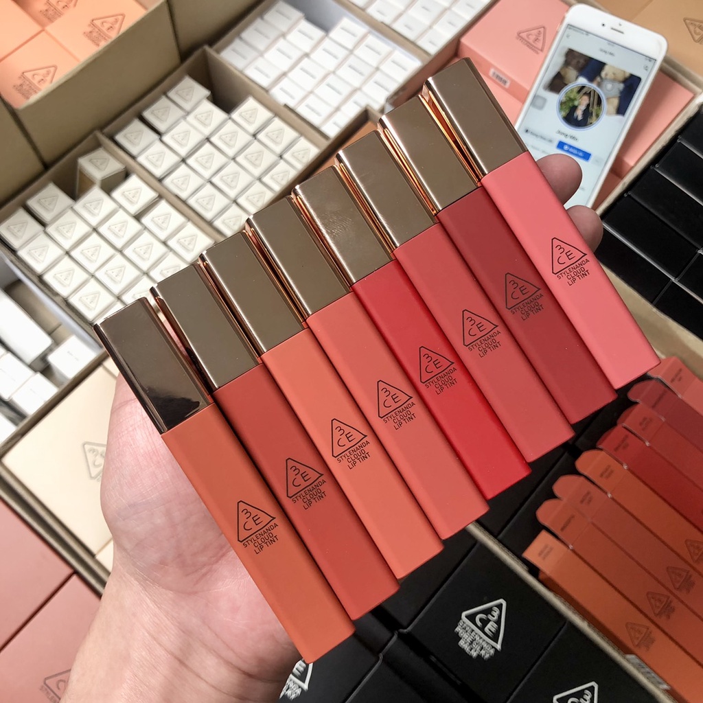 {XẢ KHO SỈ} Son Kem Lì 3CE Cloud Lip Tint 4g