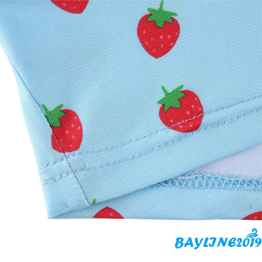 Áo Dây Nữ In Hình Quả Dâu Xinh Xắn