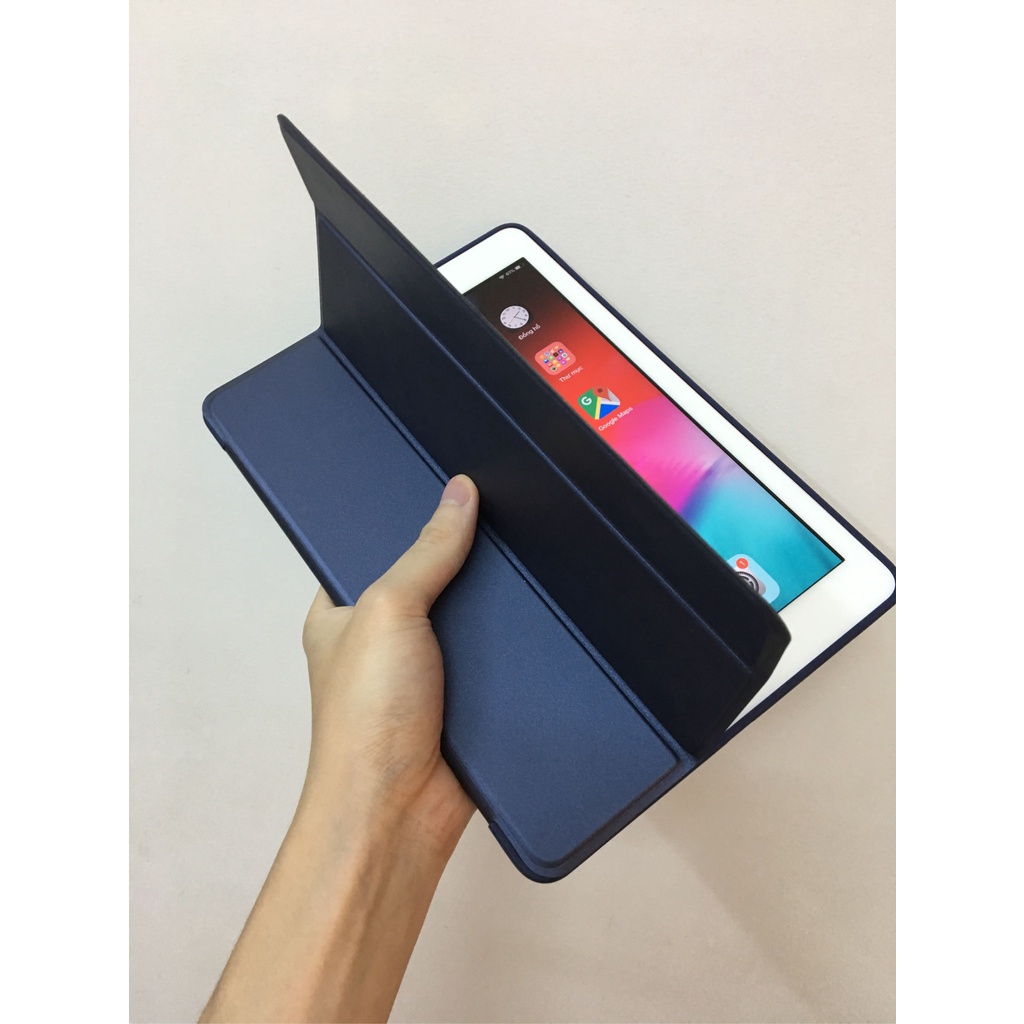 Bao da cao cấp dành cho ipad mini 123/ Ipad mini 4/ ipad new 2017 - tự động tắt mở - ốp dẻo silicone mềm mại