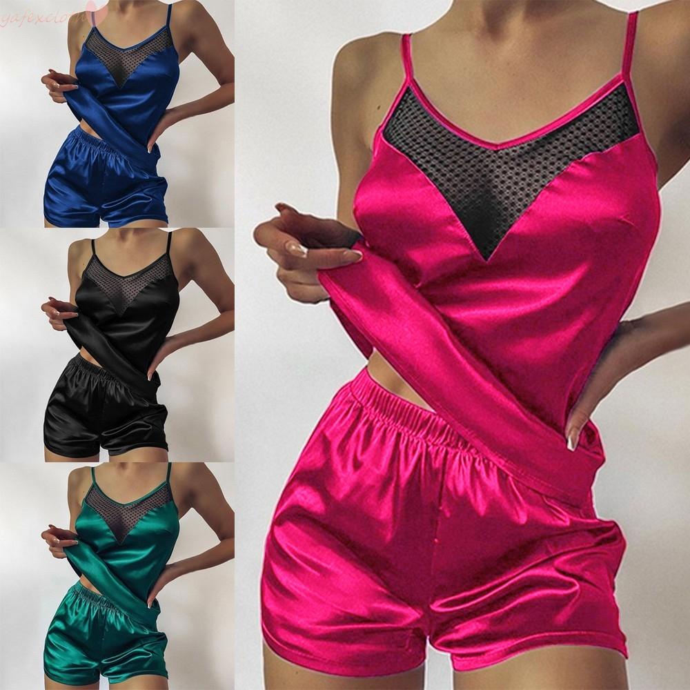 Bộ đồ ngủ hai dây phối ren gợi cảm cho nữ
 | BigBuy360 - bigbuy360.vn