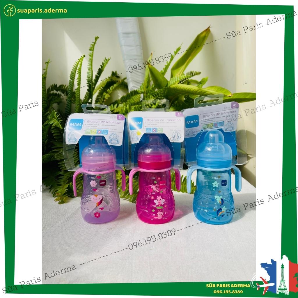 Bình tập uống nước 2in1 Mam của Pháp dành cho bé từ 4 tháng_Sữa Paris Aderma