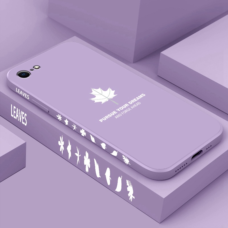 Ốp điện thoại hình lá phong có dây đeo thích hợp cho IPHONE 13 PRO 13 PRO MAX 11 11PRO 11PRO MAX 12 12PRO 12PRO MAX 7 8