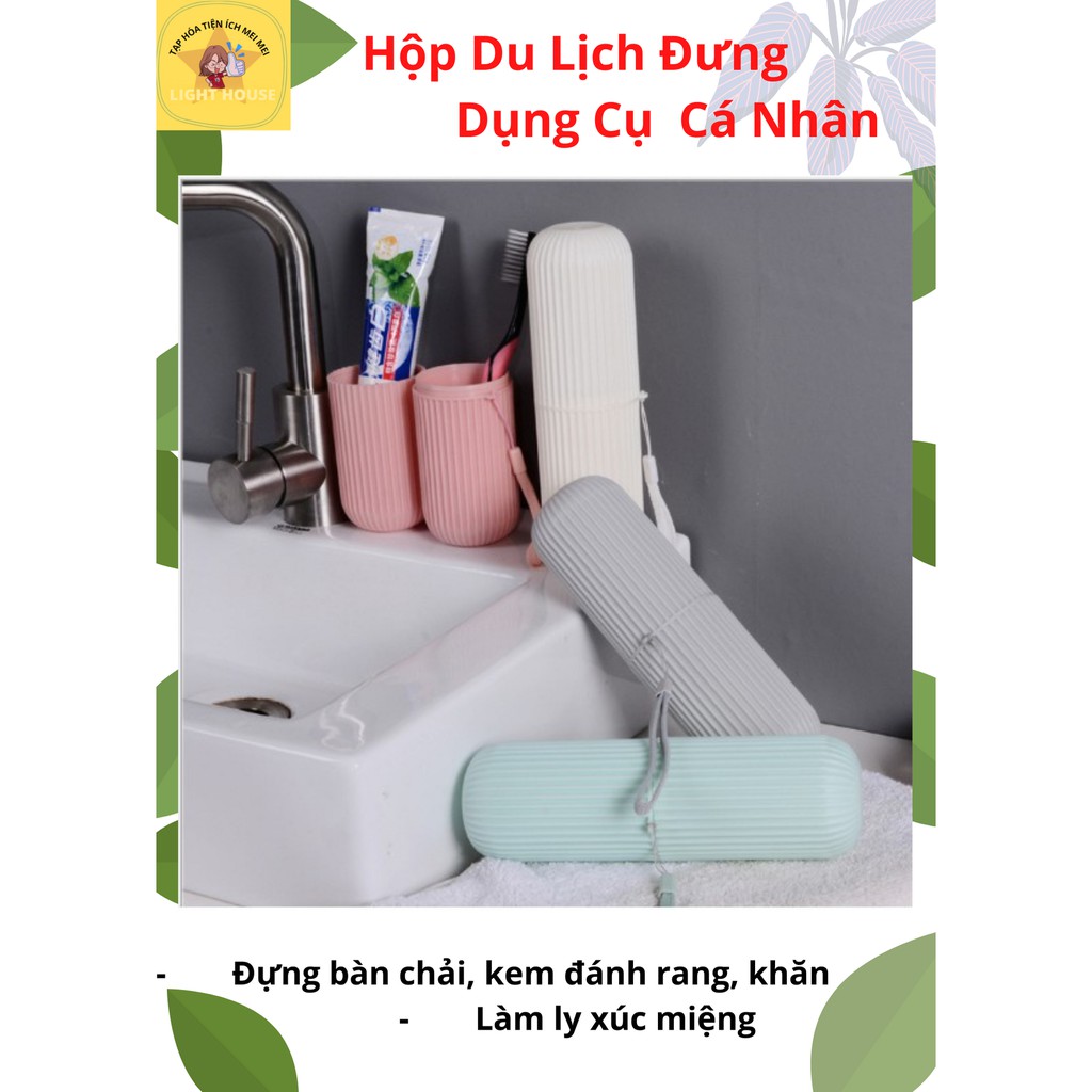 [Siêu rẻ-Xả Kho] Hộp Du Lịch Đựng khăn bàn chải đánh răng, làm ly súc miệng tiện lợi