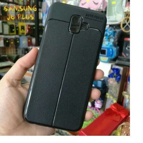 Ốp lưng cho Samsung Galaxy J6 2018, J6+ Plus silicon dẻo trong suốt, dẻo đen chống sốc AutoFocus