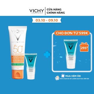 Bộ kem chống nắng chống ô nhiễm, bụi mịn và căng mượt da Vichy Capital Soleil Mattifying