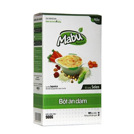 Bột ăn dặm Mabu 900g