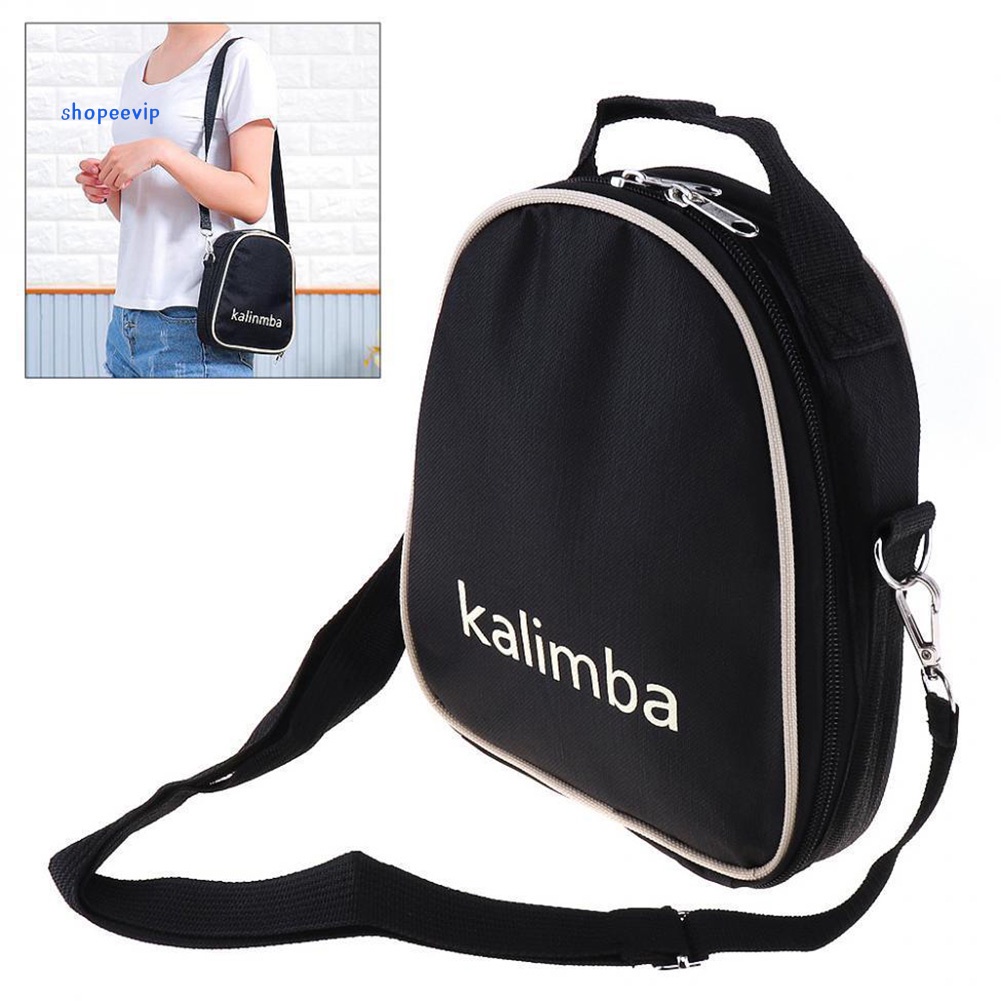 Túi mềm có khóa kéo đựng đàn Kalimba 17/15/10 phím tiện lợi