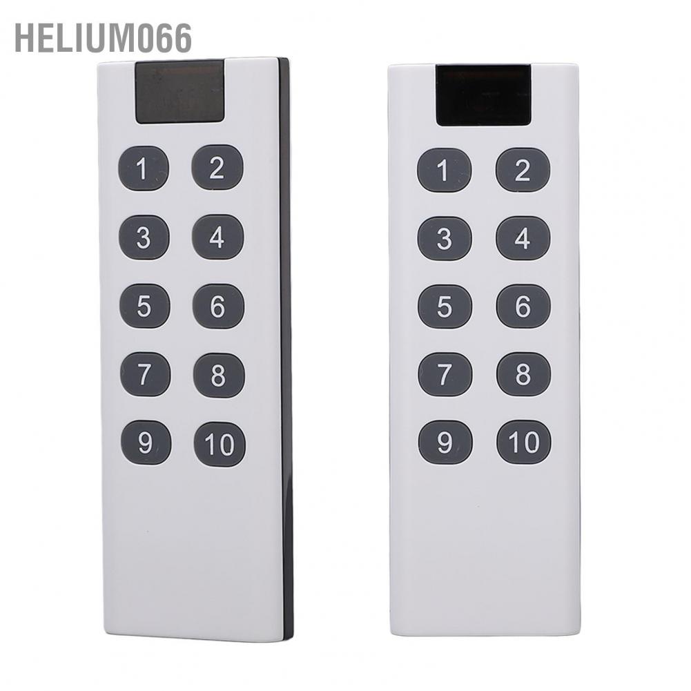 433MHz Điều khiển từ xa không dây 10 phím Khoảng cách dài 100 mét Có độ nhạy cao Bền chặt Ứng dụng rộng rãi Helium066