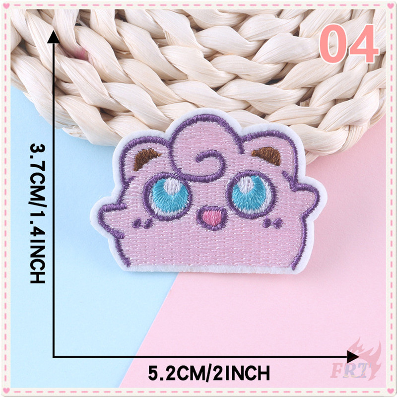 Miếng Dán Ủi Thêu Hình Pokemon Đáng Yêu