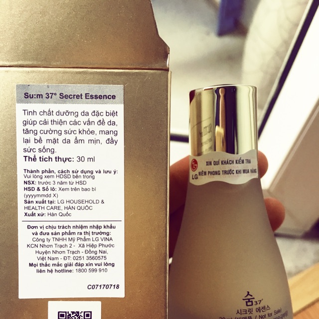 Nước thần sum37 30ml hàng cty LG VINA
