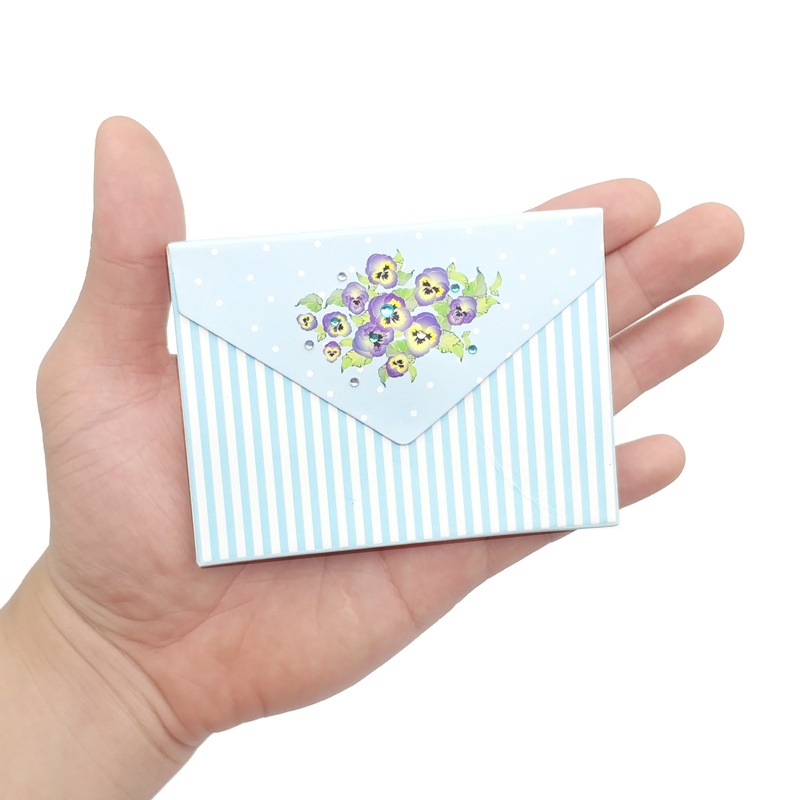 Sổ Notes Of Crystal 10 x 7.5 cm - Khai Trí Stationery - Màu Xanh Nhạt