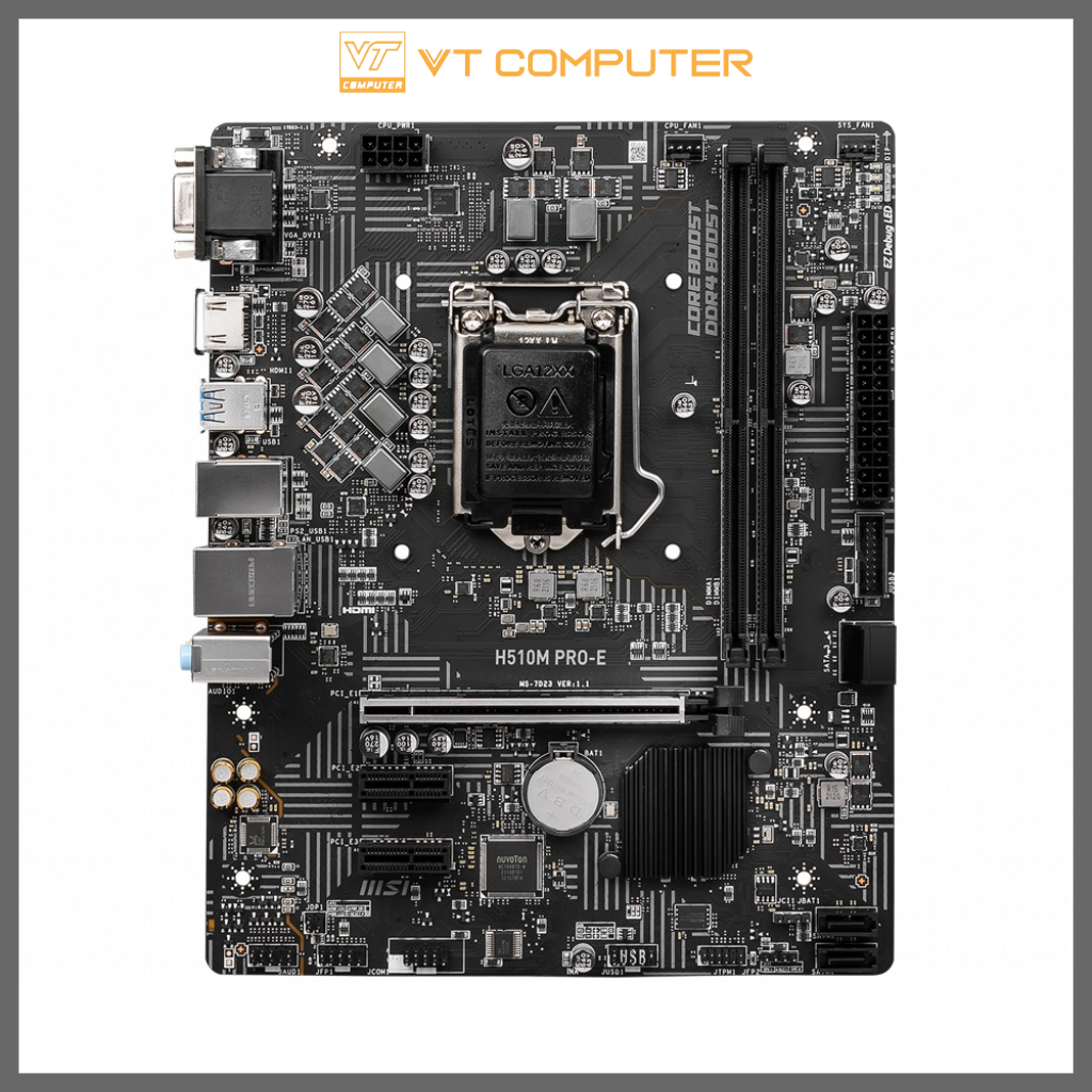 Bo Mạch Chủ MSI / H510M / DDR4 / Socket 1200 / Bảo Hành 36 Tháng