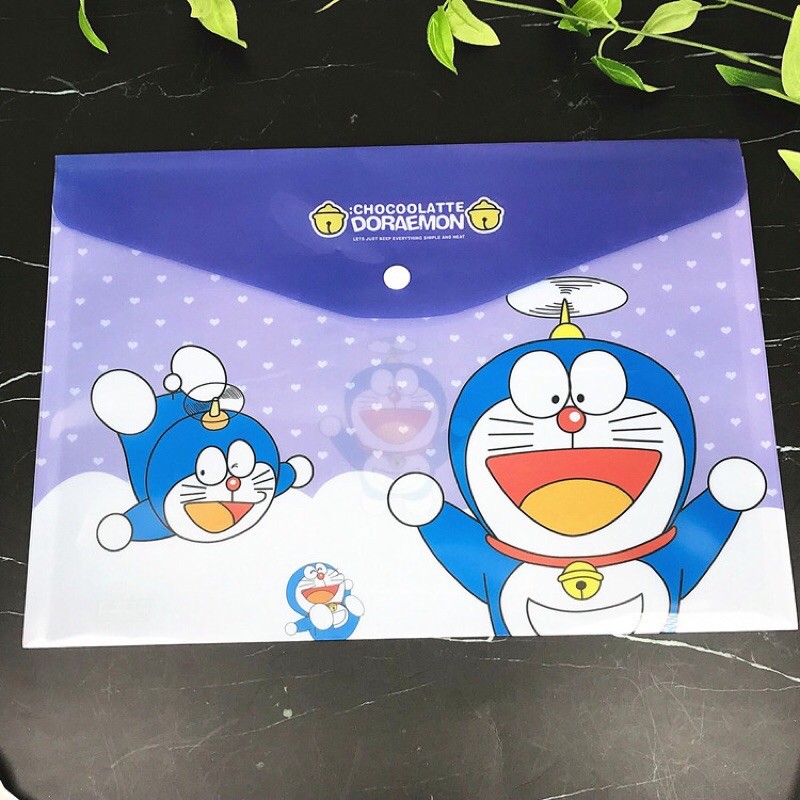 Túi đựng tài liệu túi clear bag Doraemon